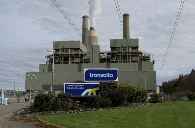 The TransAlta Centralia Generation station pictured on March 8, 2024. (Jeremy Long - WITF)