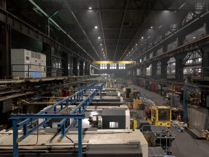 A view of modernization projects at the Scranton Army Ammunition Plant in Scranton, PA, on August 27, 2024.