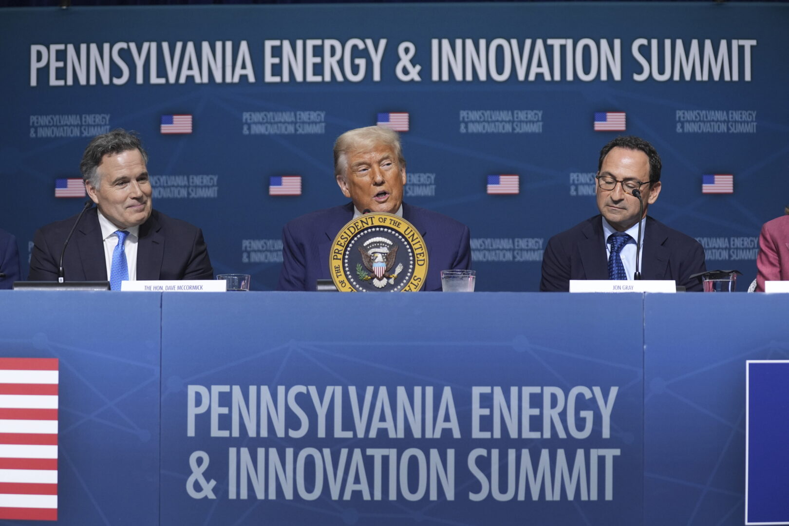 Trump, Sen. Dave McCormick team up to promote energy, tech in Pa
