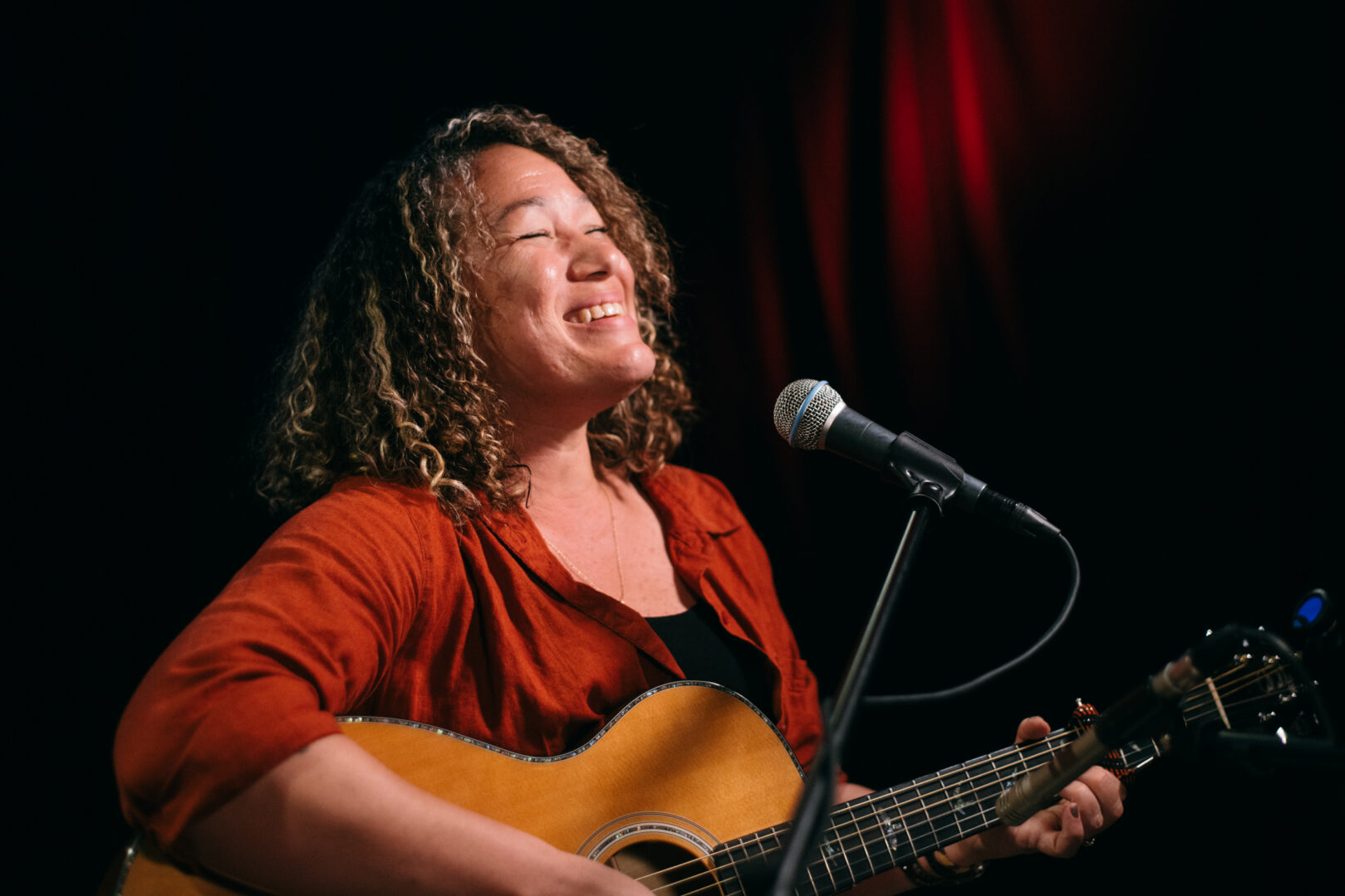 Julia Kamanda performing as River Jordan for WITF Music on April 27, 2026.