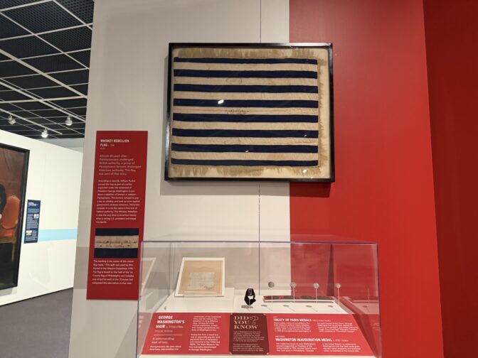 The State Museum of Pennsylvania's "Revolutionary Things" exhibit includes two locks of George Washington's hair.