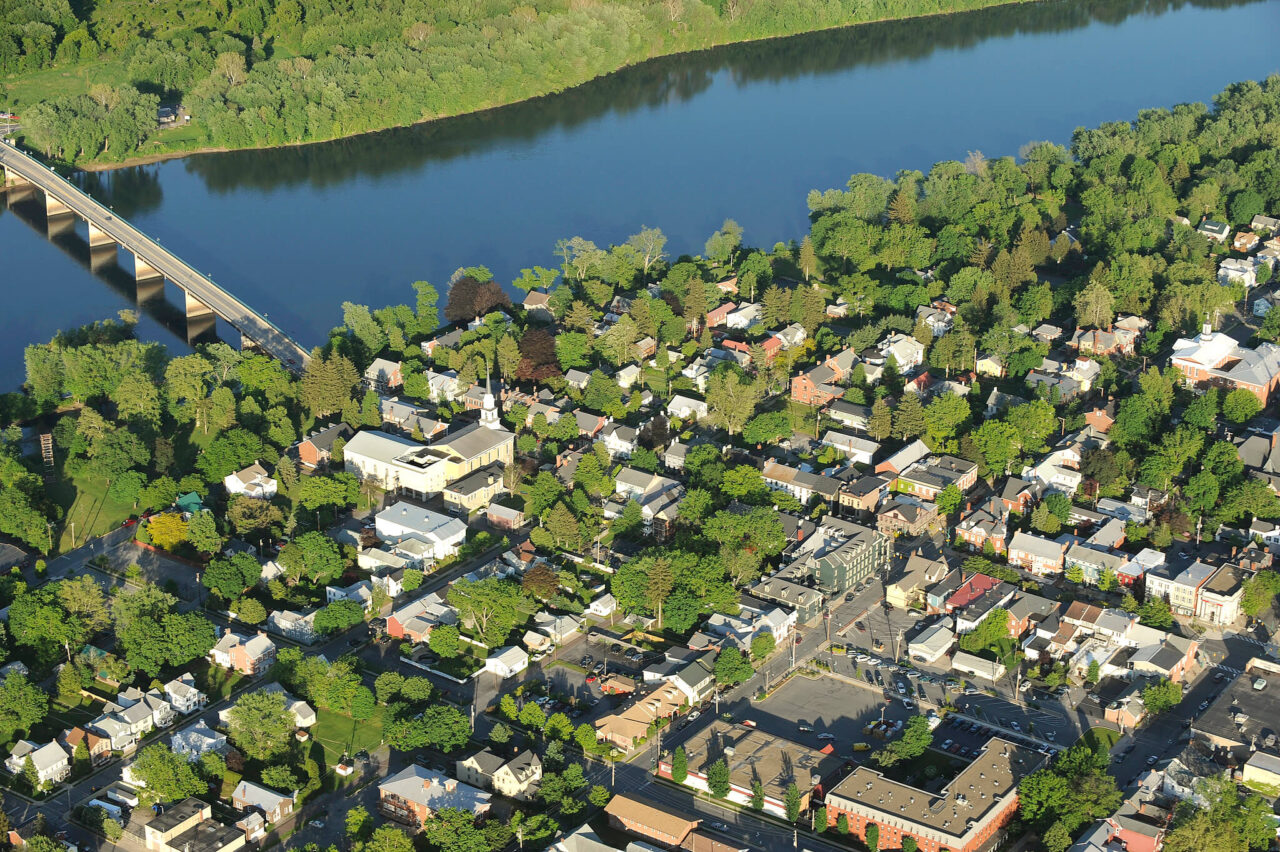Aerial photo of Lewisburg