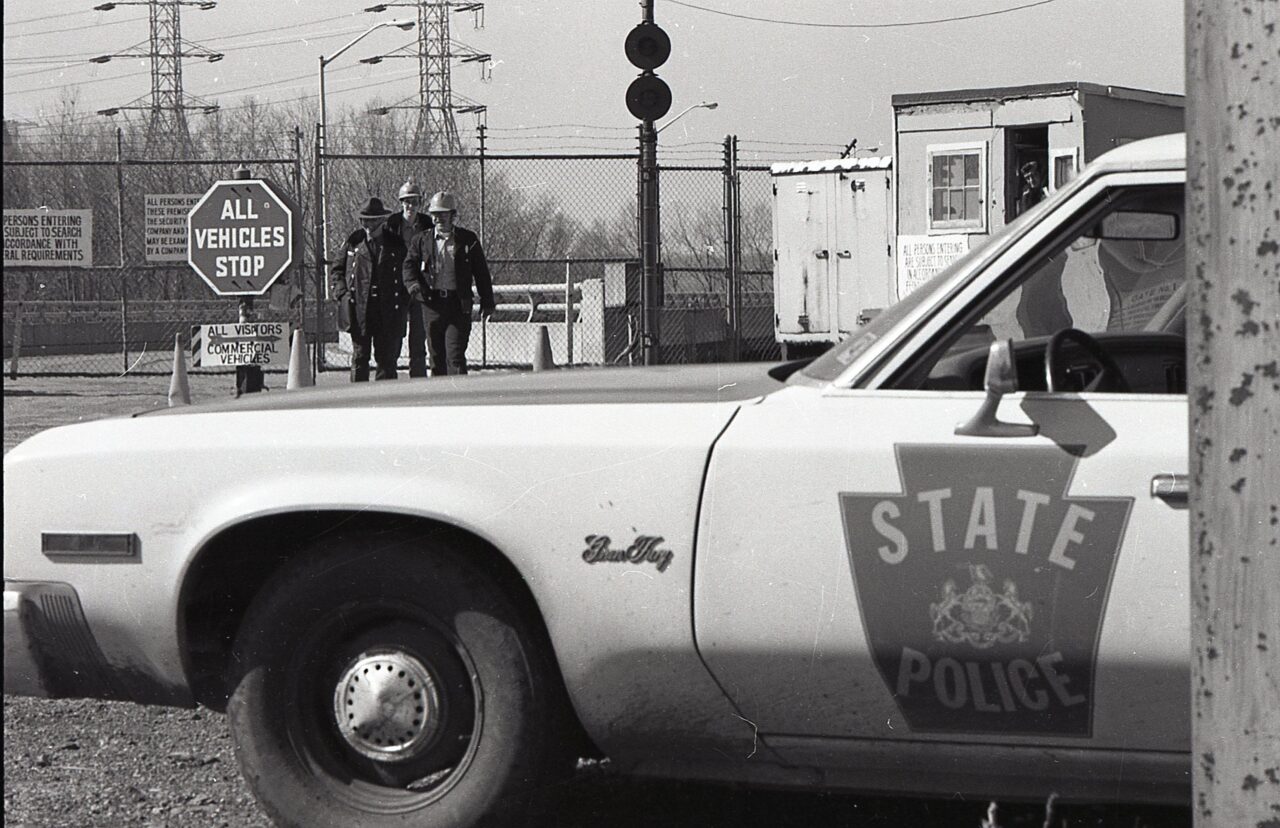 Three Mile Island, March 28, 1979. Allied Pix archive at the Historical Society of Dauphin County.